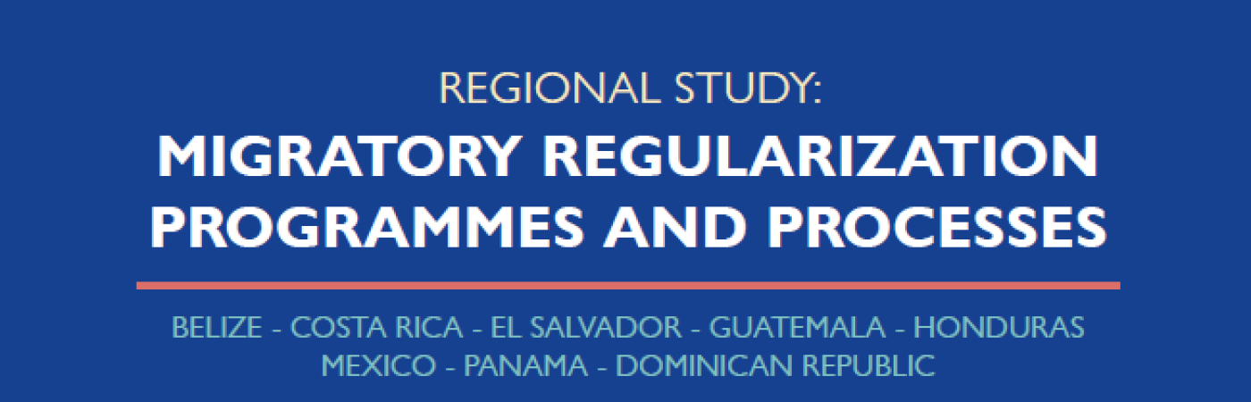 Presentation of the Regional Study: Regularization programs and processes Presentation of the Regional Study: Regularization programs and processes